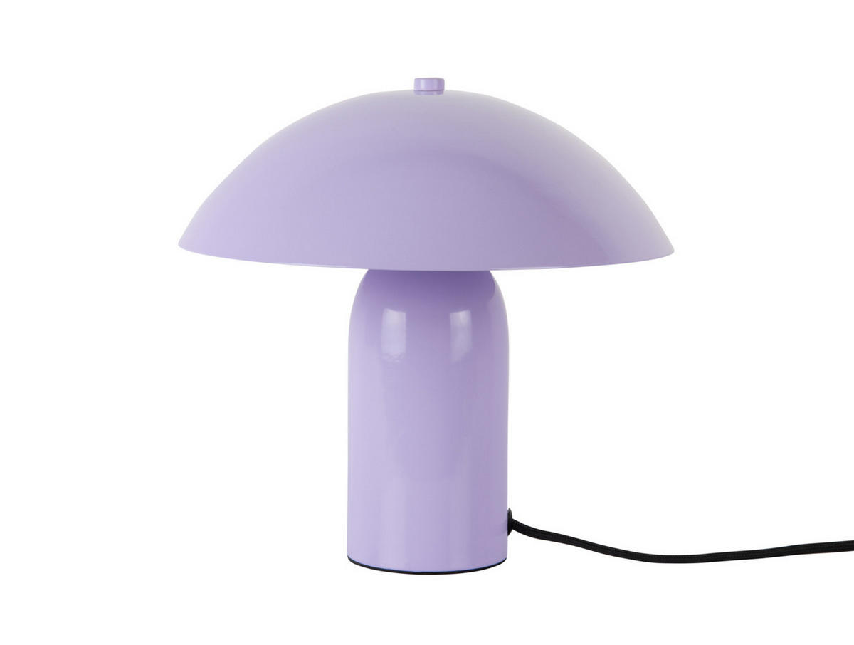 TISCHLAMPE Asuto Lila 24/24/23.5 cm - Lila, Metall (24/24/23.5cm) - Leitmotiv