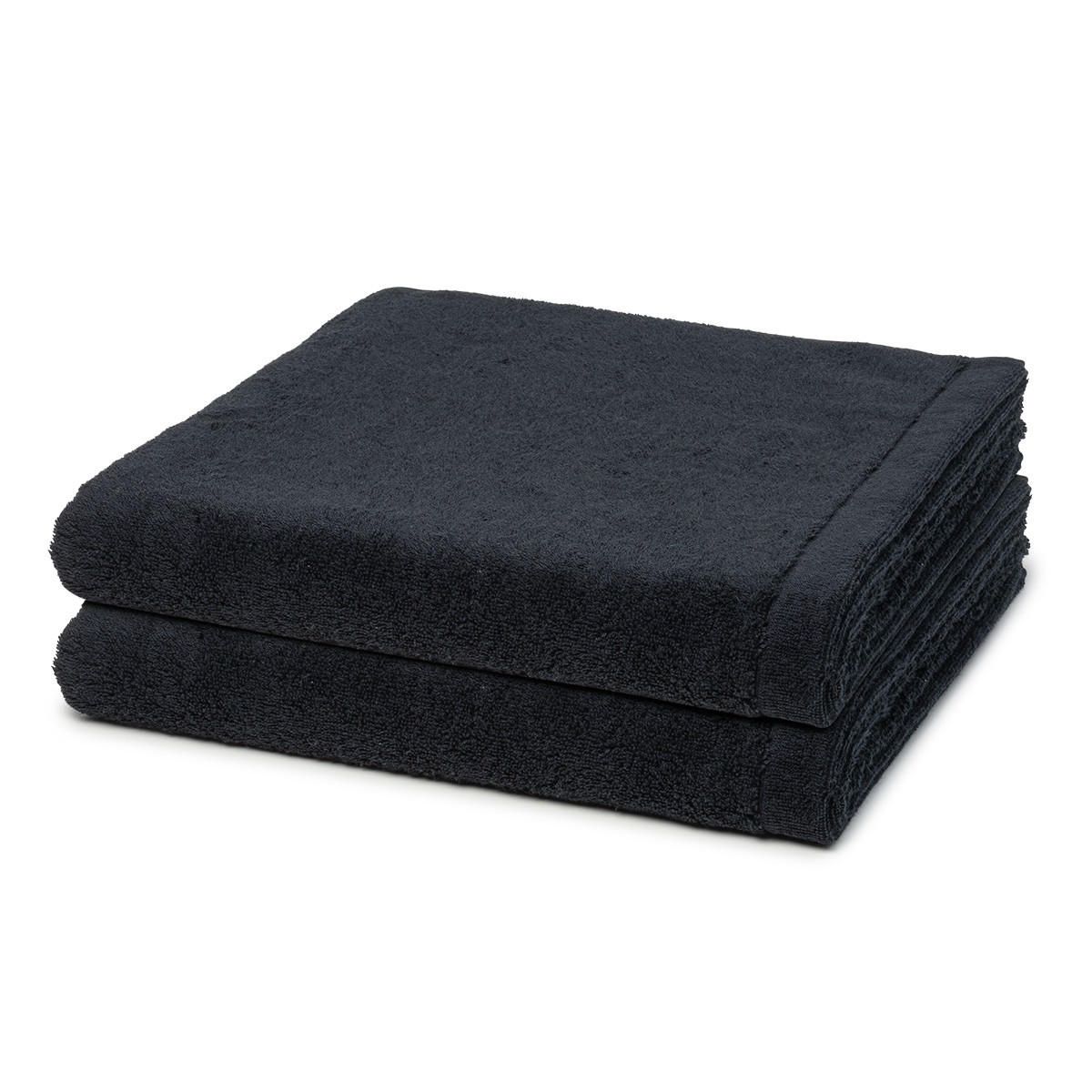 DUSCHTUCH Lifestyle 2er-Set - Schwarz, Textil (70/140cm) - Cawoe