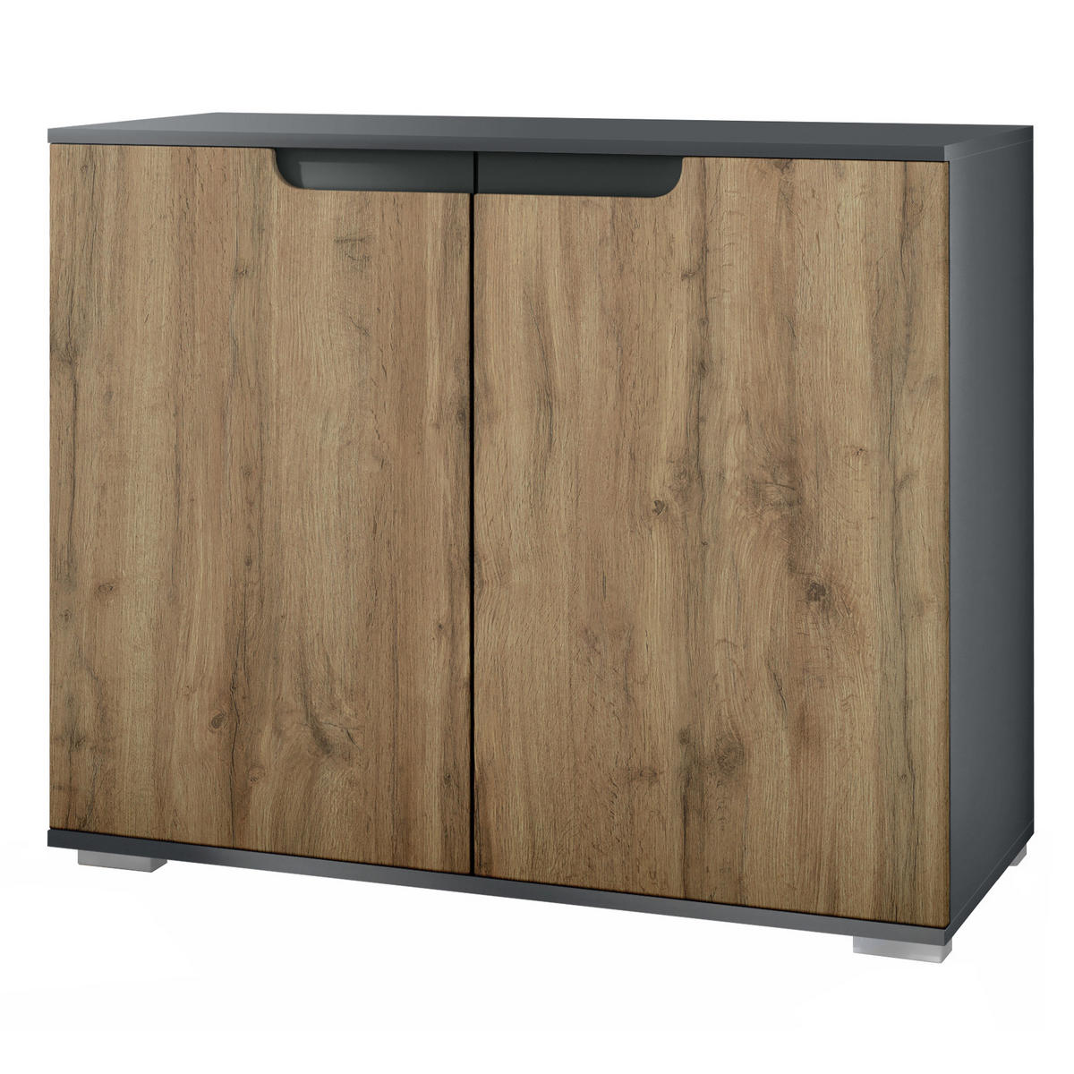 KOMMODE Sylt Eiche Wotan - Eiche Wotan, Holzwerkstoff (92.5/75.5/35cm) - Vladon