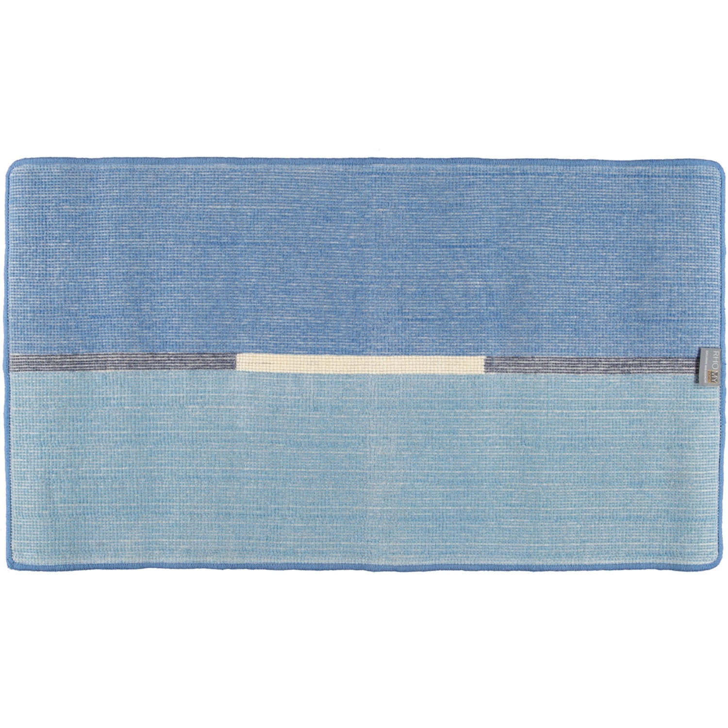 BADTEPPICH MIRA OCEAN - 323 - Blau, Textil (65/115cm) - Rhomtuft