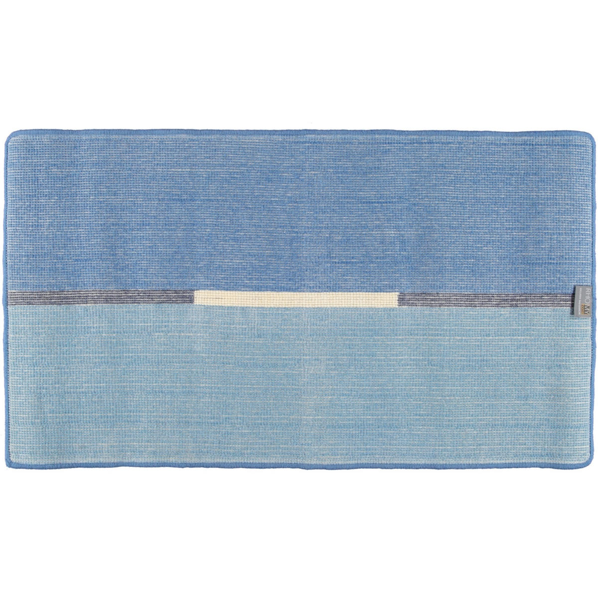 BADTEPPICH MIRA OCEAN - 323 - Blau, Textil (65/115cm) - Rhomtuft