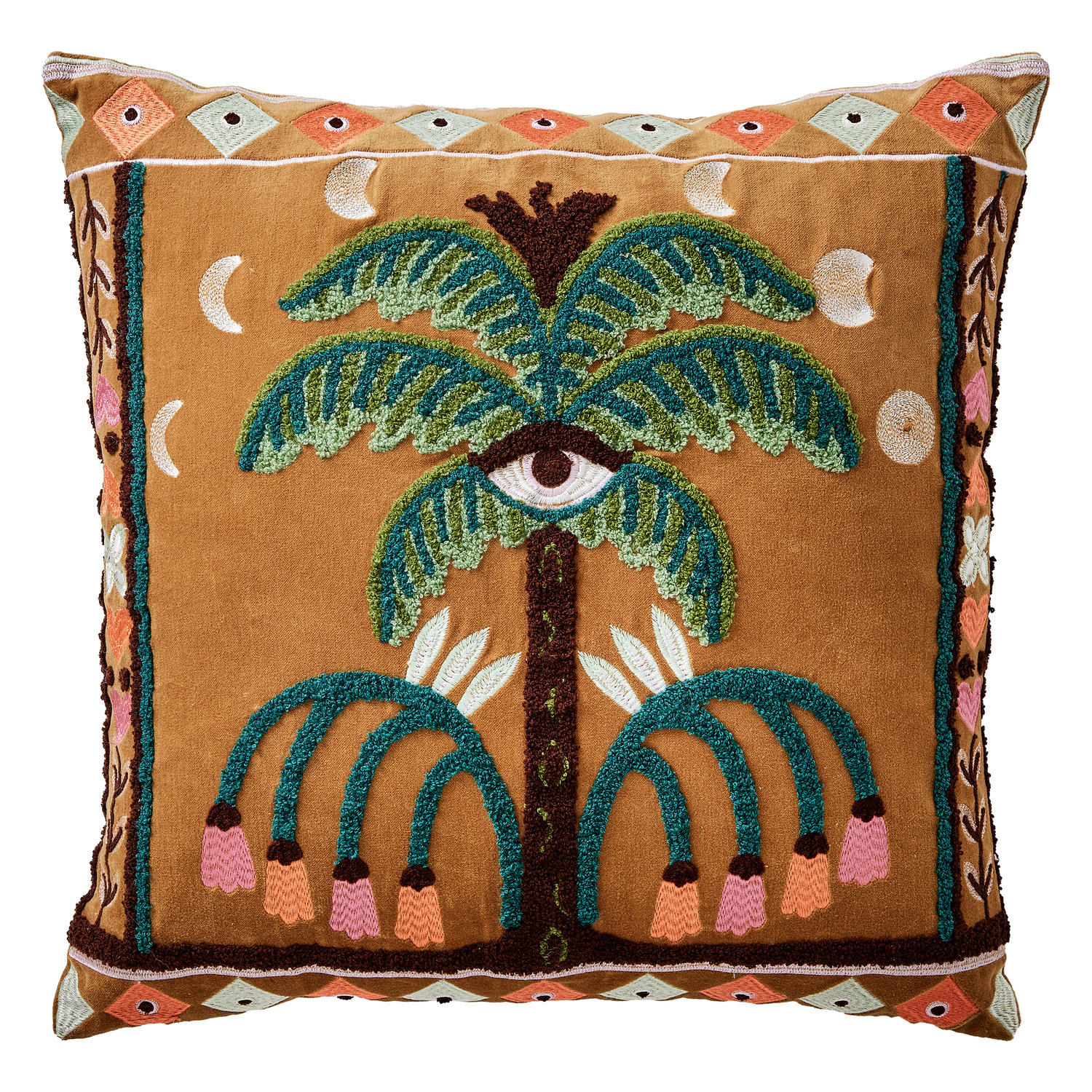KISSEN Bohemian - Braun, Textil (50/50cm) - Butlers