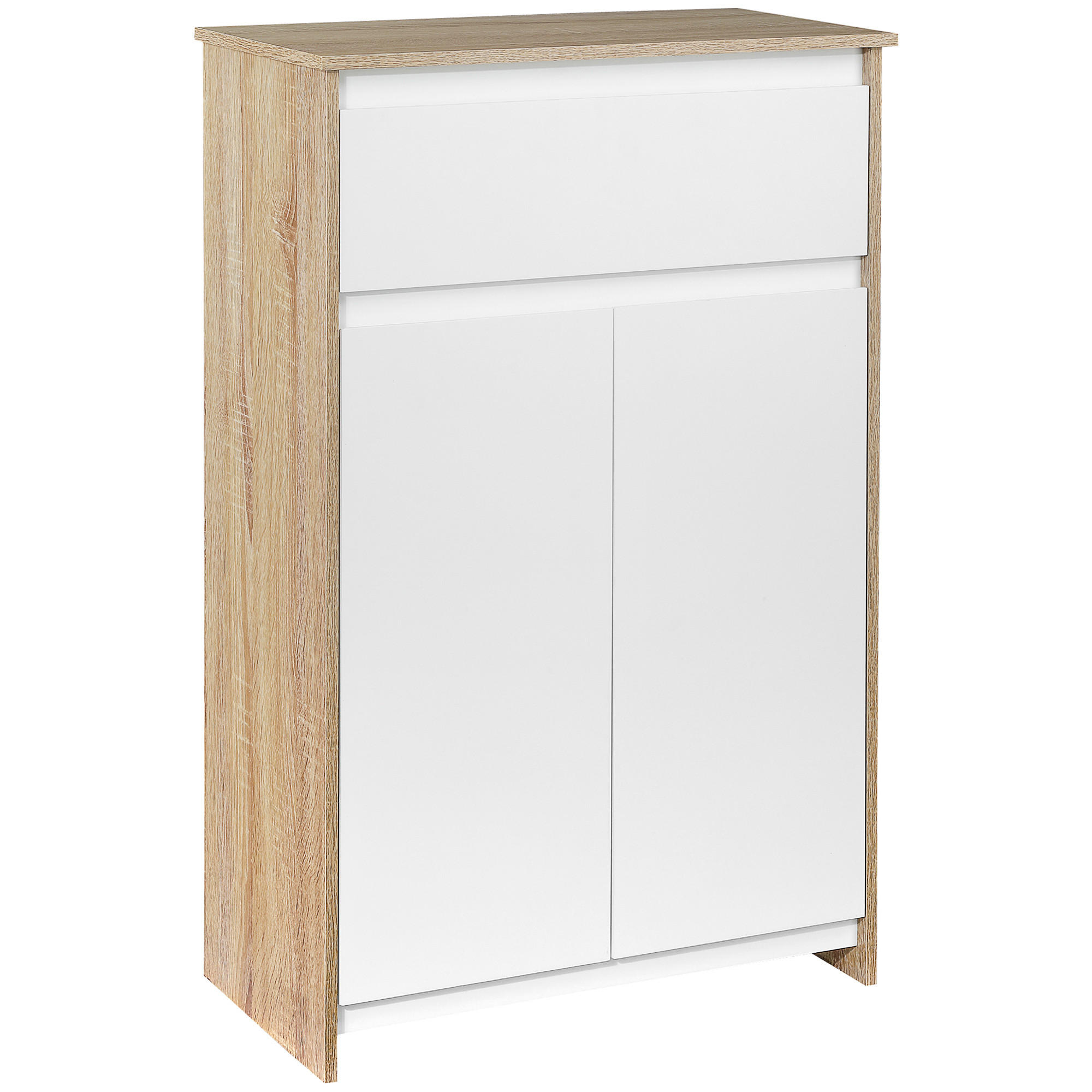 MIDISCHRANK DE-12540 60/30/90 cm Weiß - Weiß, Holzwerkstoff (30/90/60cm) - ComfortXL