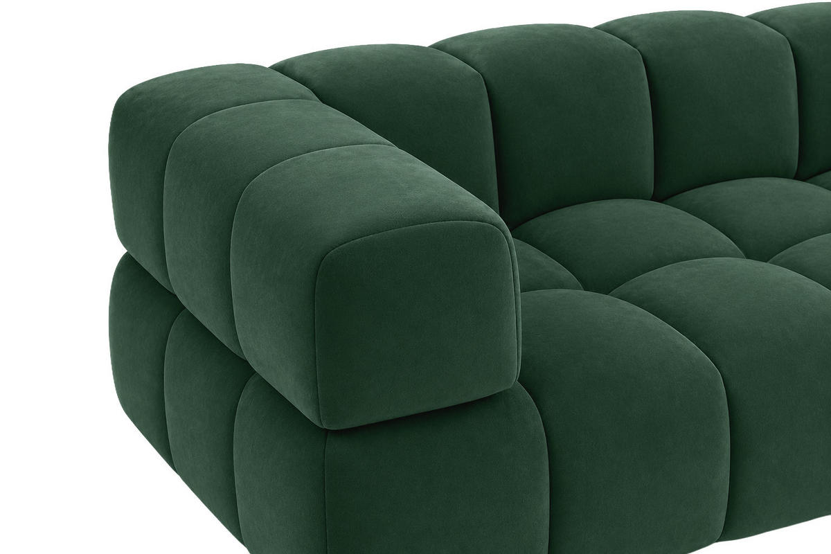 POHOVKA 2místná, velurová tkanina Bluvel, Zelená, Averro - zelená barva, dřevo (200/70/96cm) - Kaiser Möbel