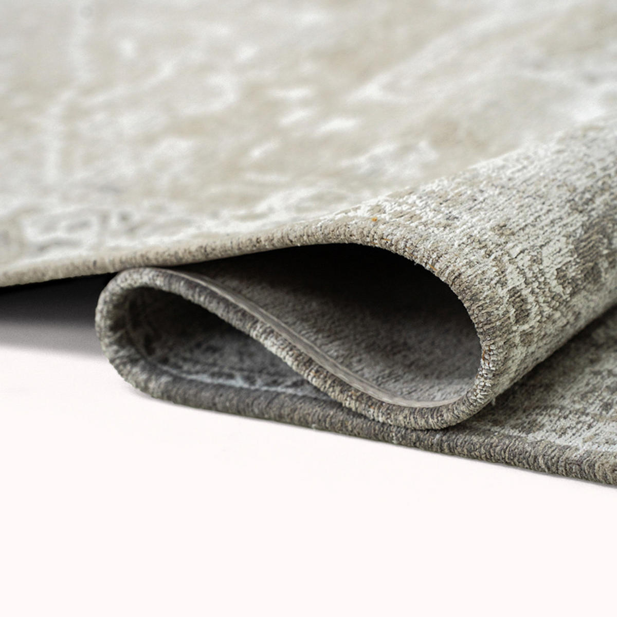 TEPPICH Suede Antiquarian Tabriz 140/200 cm - Grau, Kunststoff/Textil (140/200cm) - Louis De Poortere