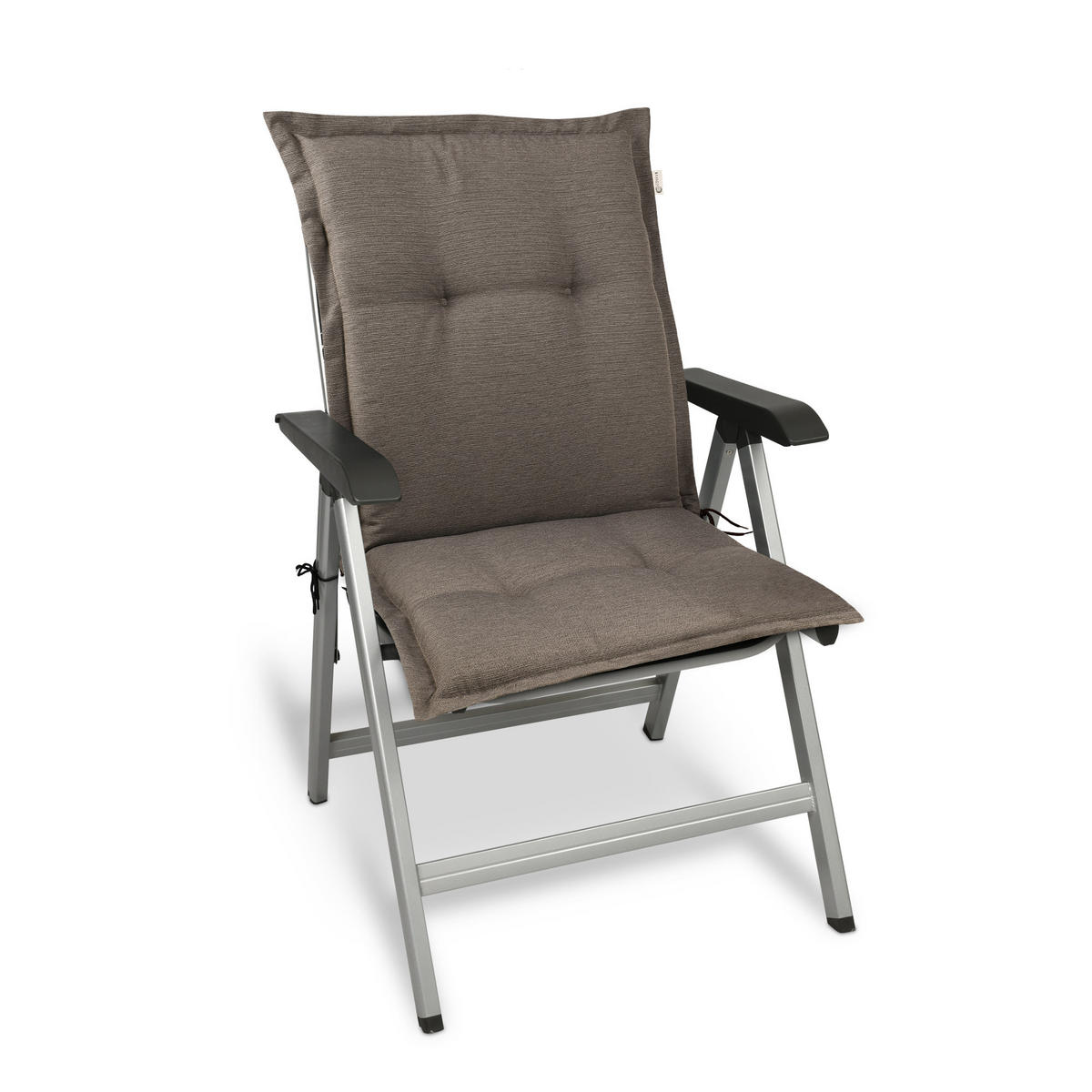 NIEDERLEHNERAUFLAGE HighLux NL 105/50/7cm Taupe - Taupe, Textil (50/7/105cm) - Beautissu 