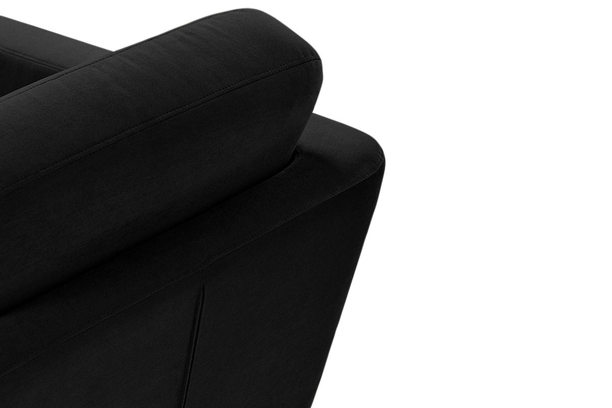 SESSEL TAGIO Massivholz-Beine, Schwarz - Schwarz/Braun, Buchenholz/Textil (86/80/88cm) - KONSIMO®