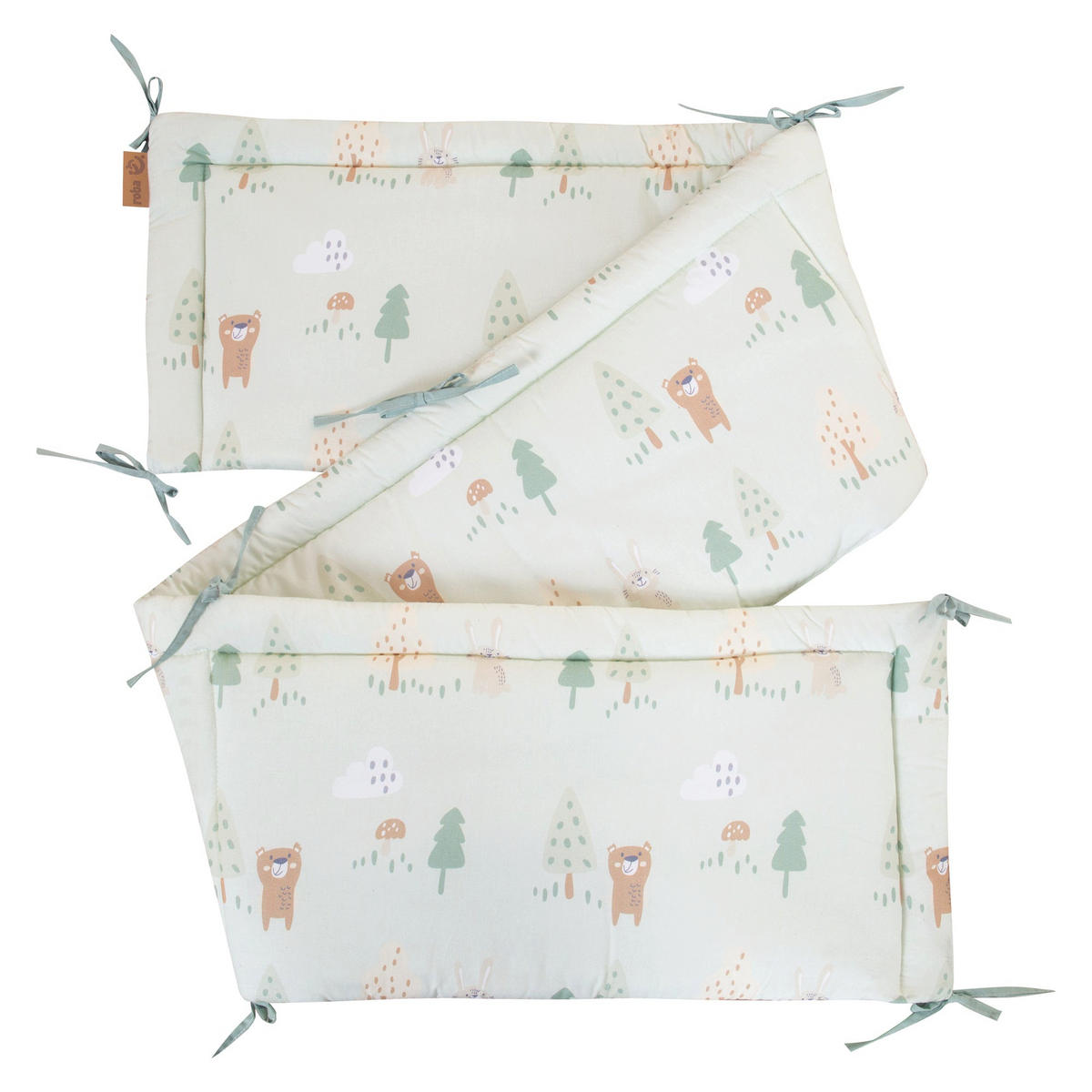 NESTCHEN Woodland Buddies grün - Grün, Textil (170/3cm) - Roba