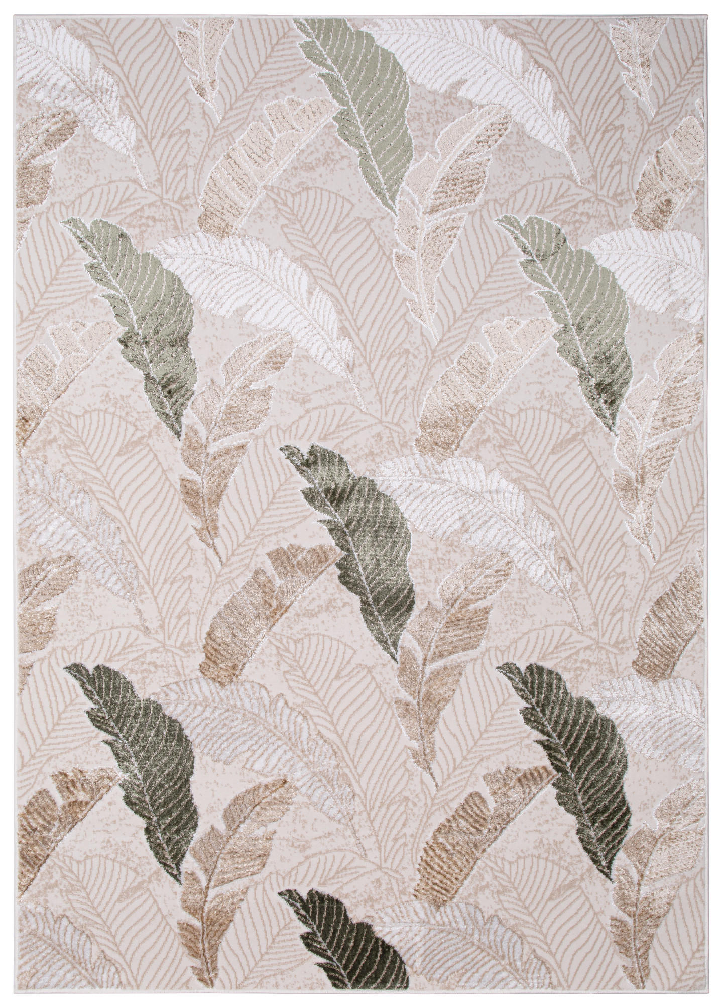 TEPPICH CRYSTAL Hellgrün 80/150 cm - Hellgrün, Textil (80/150cm) - Tapiso