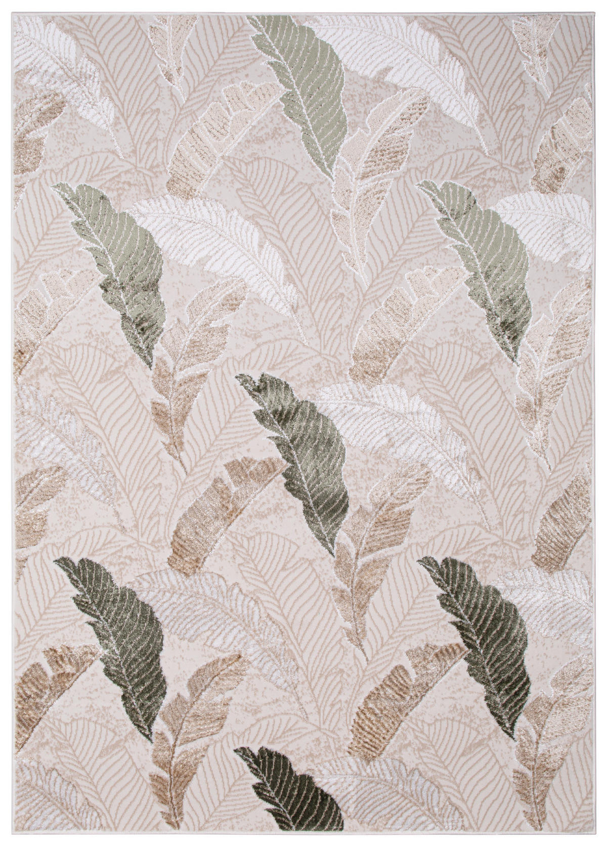 TEPPICH CRYSTAL Hellgrün 80/150 cm - Hellgrün, Textil (80/150cm) - Tapiso