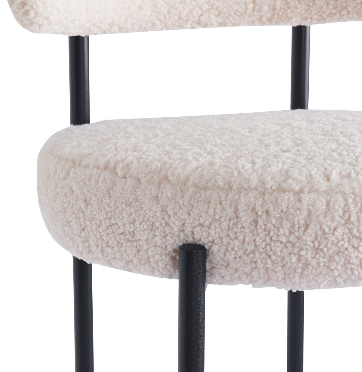 BARHOCKER 2er-Set Metall Weiß - Weiß, Metall (47/103/47cm) - Nordlys