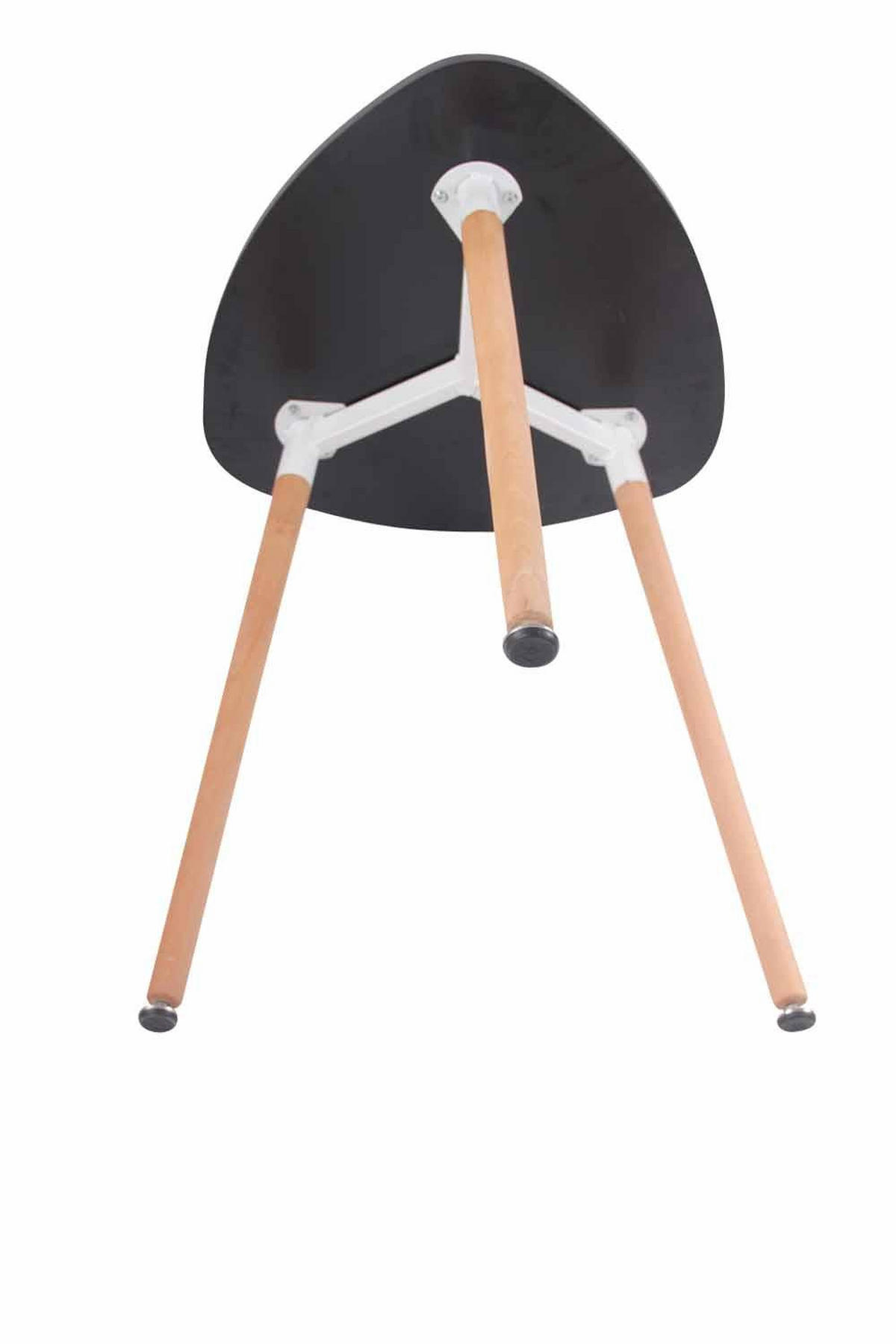 KONSOLENTISCH Holz schwarz - Schwarz, Holz (60/60/75cm) - CLP