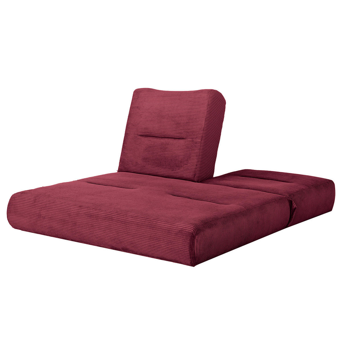 SCHLAFSOFA - Cordstoff - Beere, Textil (159/88/160cm) - home24