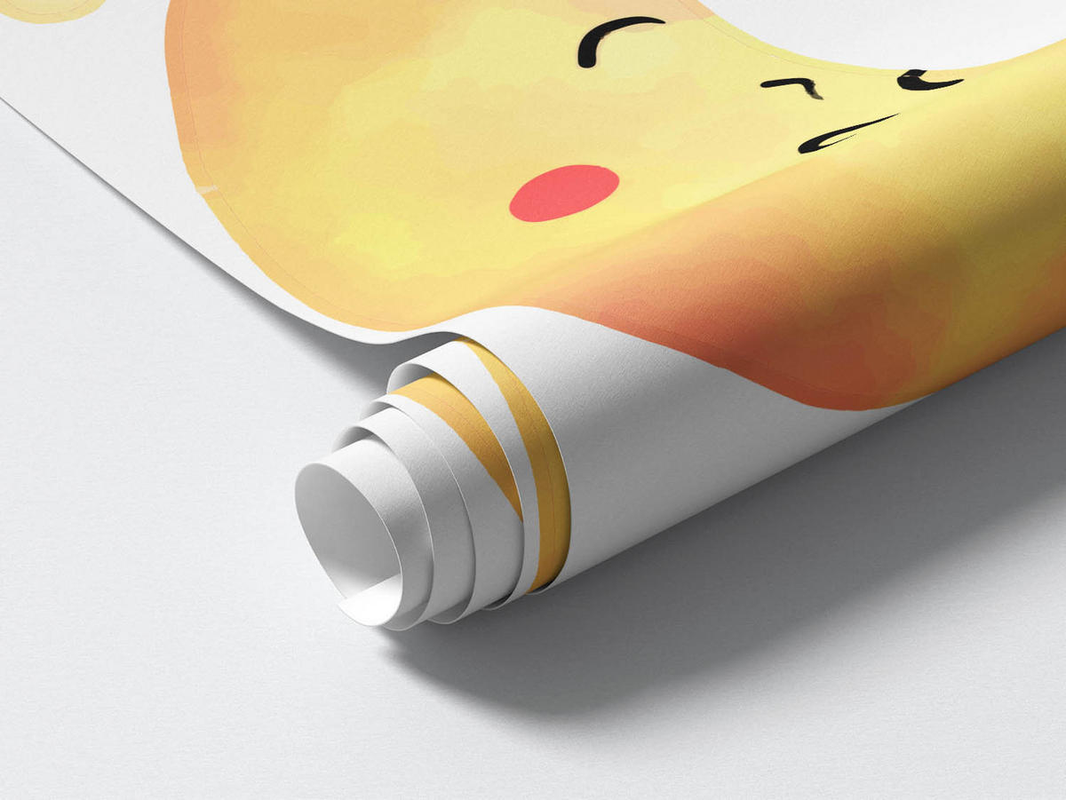 WANDAUFKLEBER 130x194cm - Sterne, Sonne, Monde - Multicolor, Kunststoff (130/194/0.1cm) - Wallfluent