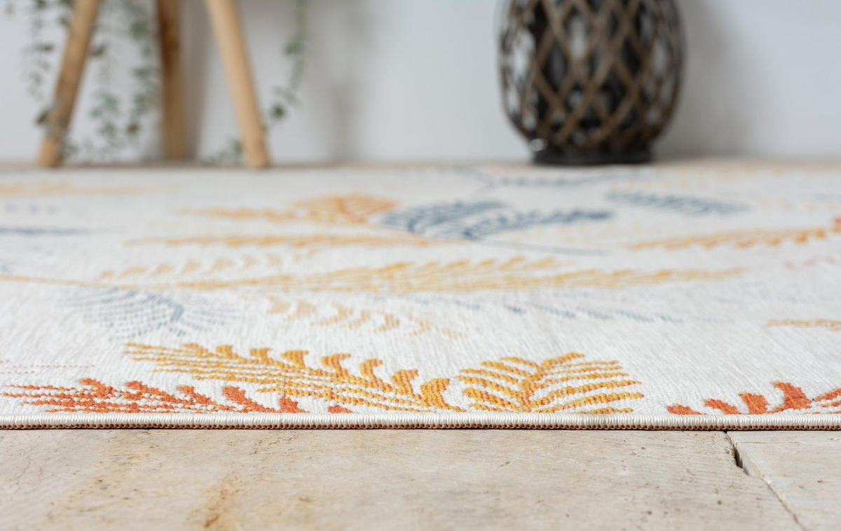 OUTDOORTEPPICH Zuri Rostfarben,Currygelb,Blaugrau 200/300 cm - Rostfarben, Textil (200/300cm) - My-Rug
