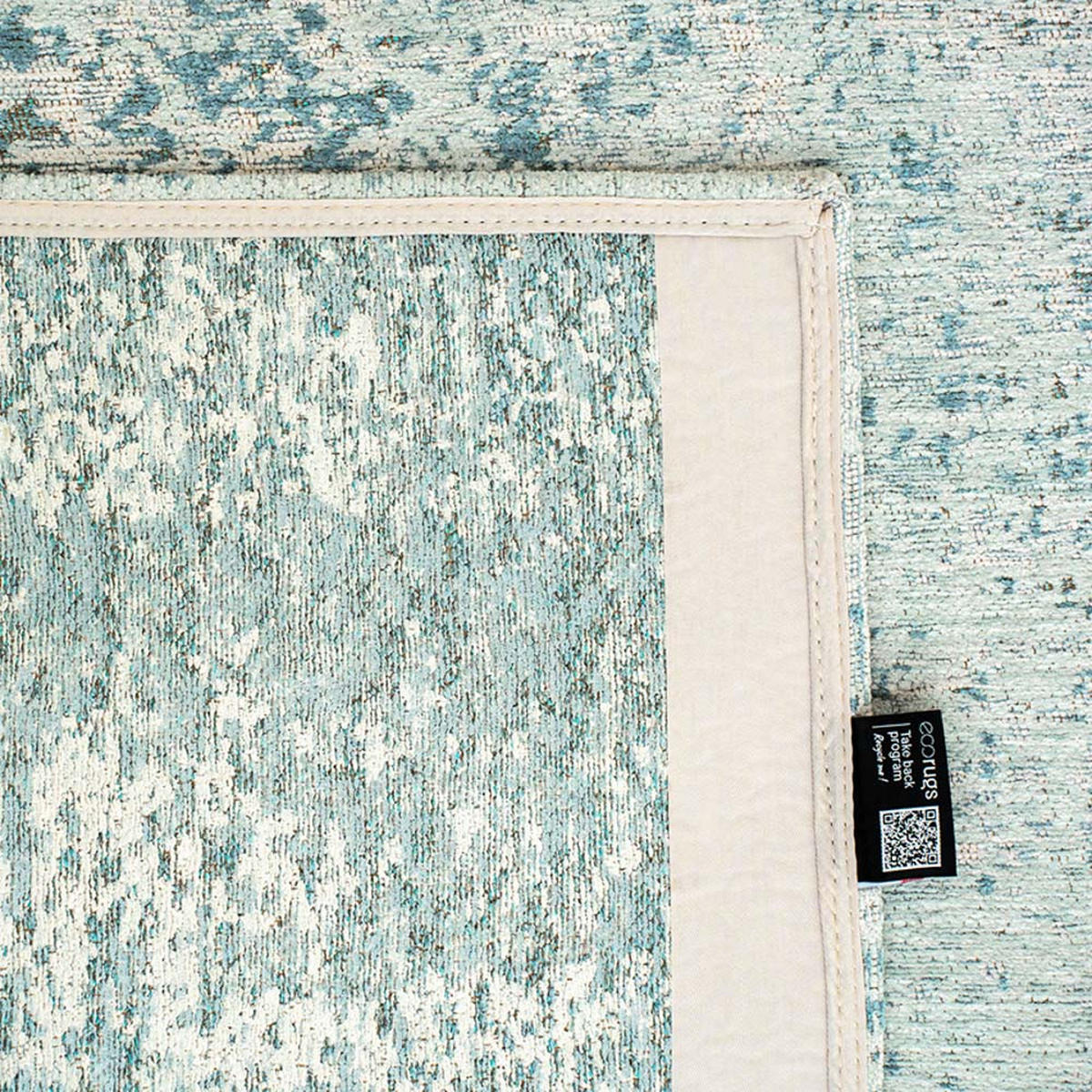 TEPPICH Neptune Mad Men Virgin Land 80/150 cm - Blau, Textil (80/150cm) - Louis De Poortere