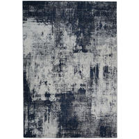 VINTAGE-TEPPICH MILANO 80/150 cm Taupe - Dunkelblau, Naturmaterialien/Textil (80/150cm) - Consilio Concept