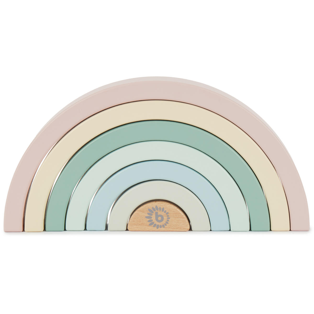 REGENBOGEN aus Holz - ab 12 Monate - Multicolor, Holz (12.1/24.2cm) - Bieco Spielwaren