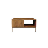 COUCHTISCH Dimora Mangoholz 80 cm / 80 cm Natur - Naturfarben, Holz (80/40/80cm) - Villa Möbel