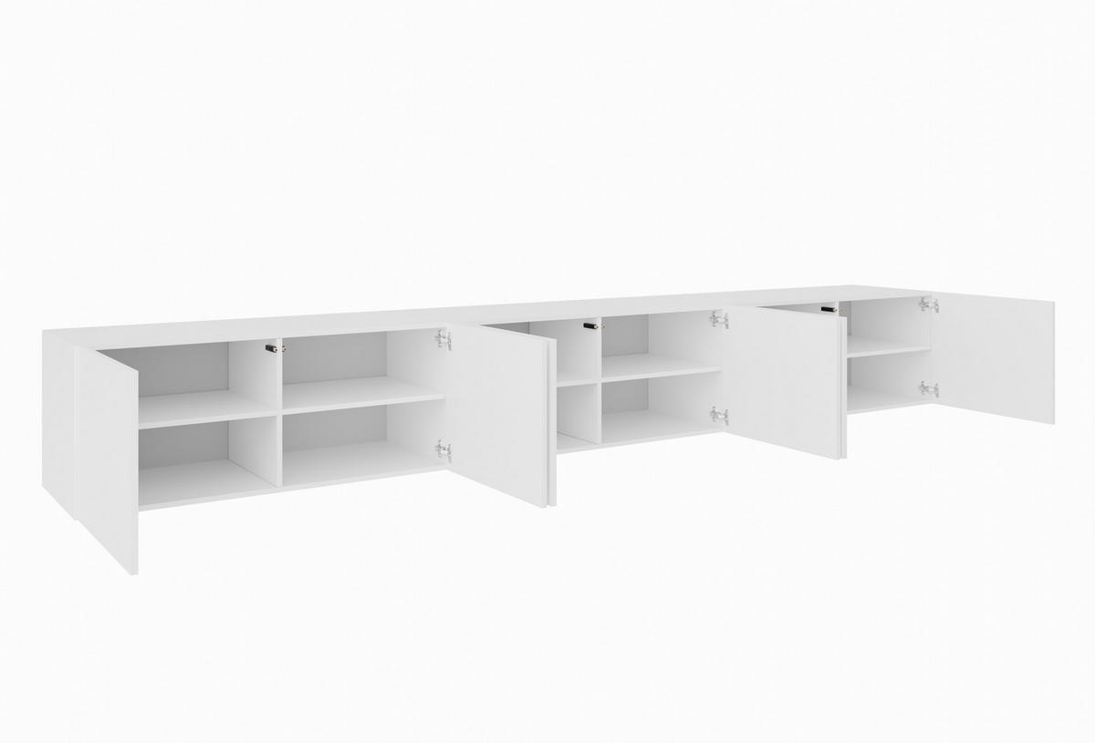 TV-SCHRANK LIO - Weiß, Holzwerkstoff (300/41/40cm) - Meblini
