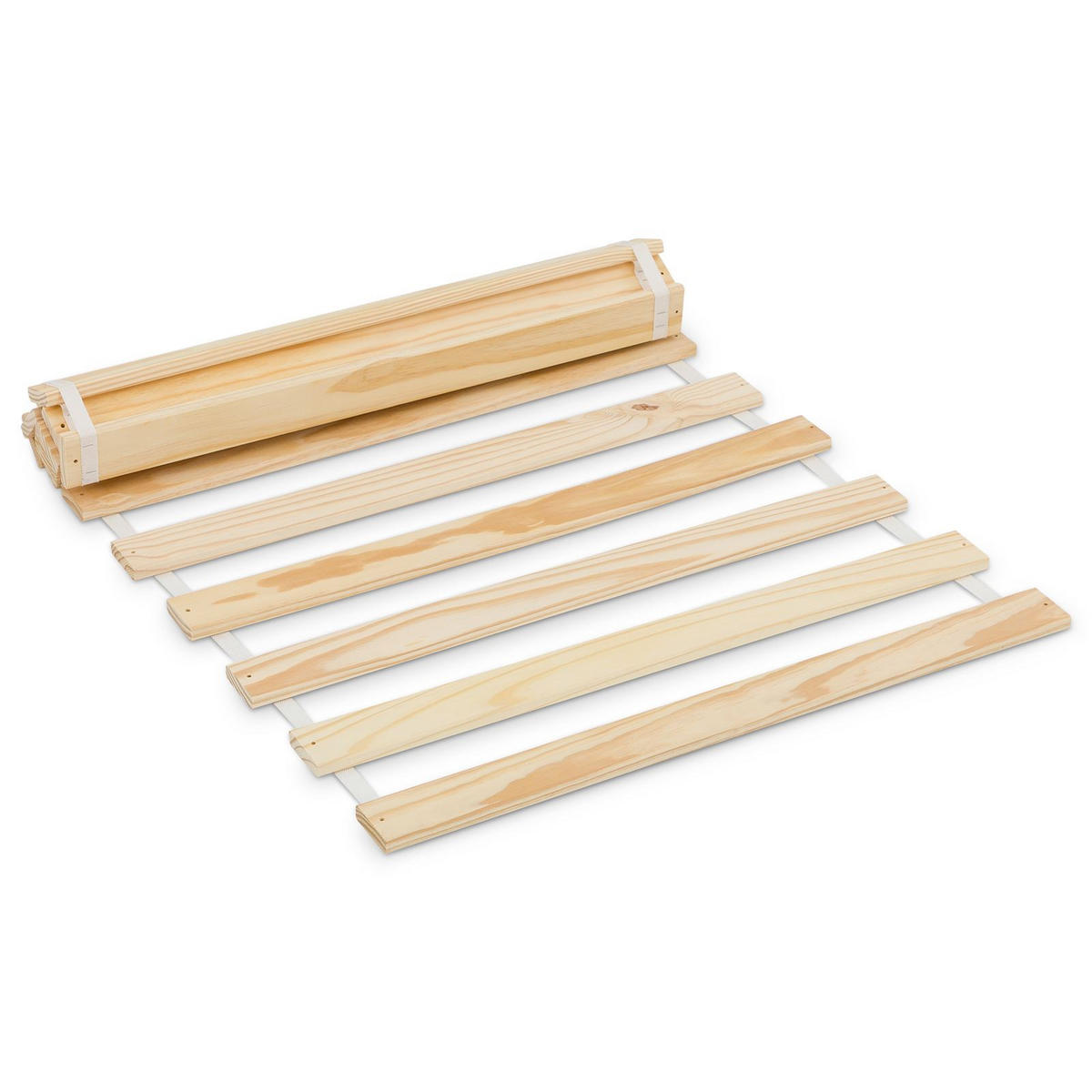 ROLLROST LATTENROST 70X140 CM - Naturfarben, Holz (70/140cm) - IDIMEX