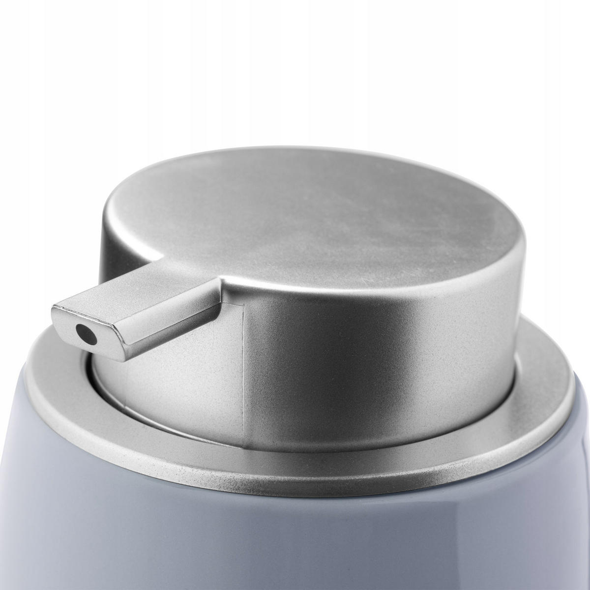FLÜSSIGSEIFENSPENDER 12 cm, grau - Grau, Keramik (9.5/12cm) - KADAX