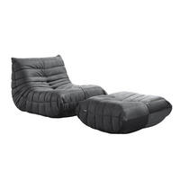 RELAXSESSEL CHILL - Farbe: Anthrazit - Anthrazit, Kunststoff (102/70/87cm) - Home Deluxe