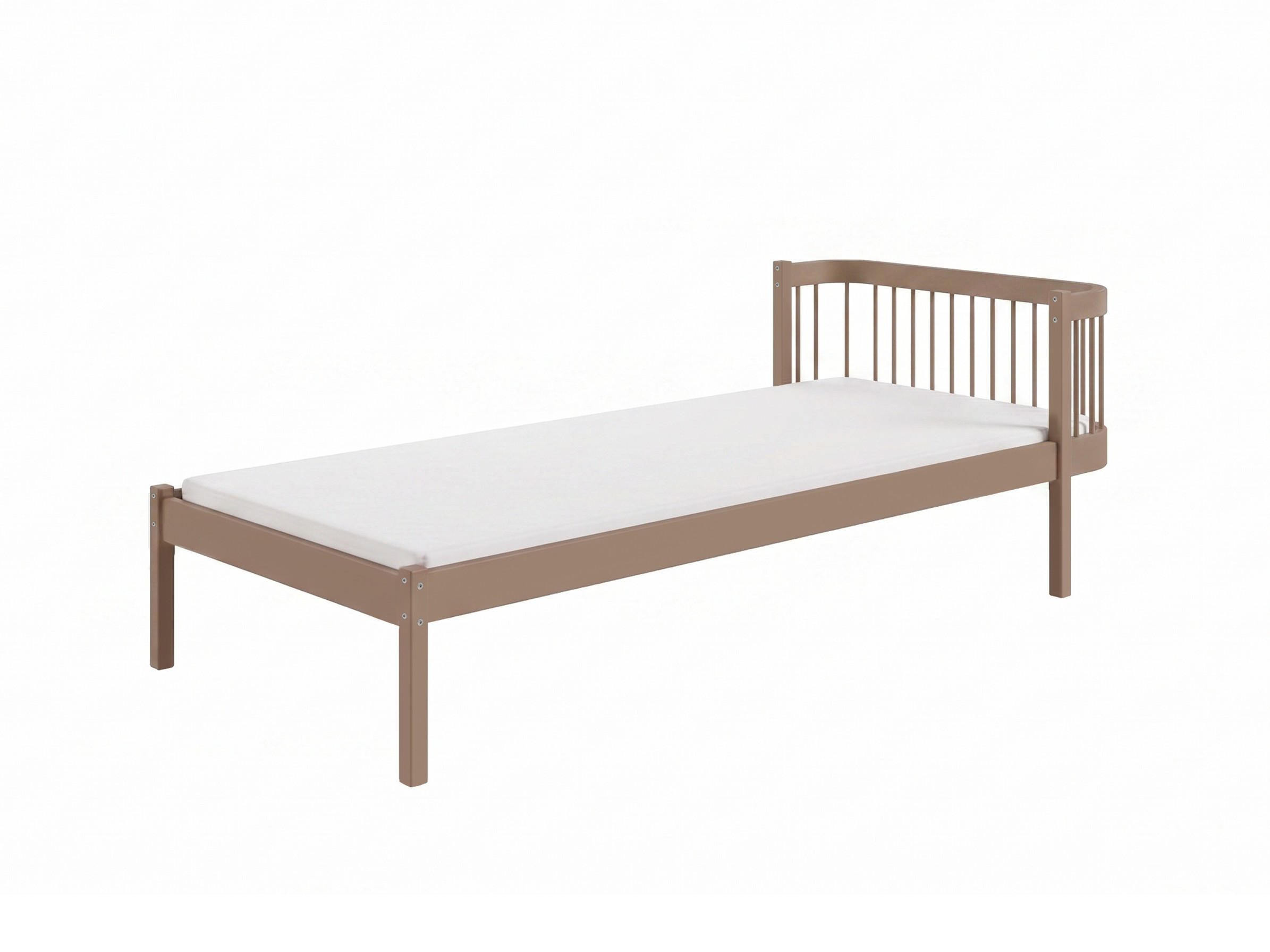 Kids Collective Kinderbett Hellbraun 90x180 cm