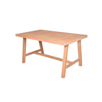 GARTENTISCH Oxford Terrassentisch - Braun, Holz (150/85/75cm) - DELUKE