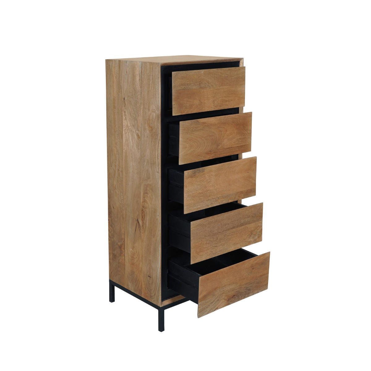 SIDEBOARD Hardwood Mangoholz 50 cm / 40 cm Natur - Naturfarben, Holz (50/120/40cm) - Villa Möbel