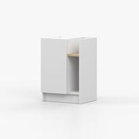 NACHTISCH rechts Sevilla - Weiß, Holzwerkstoff (40/55/30cm)