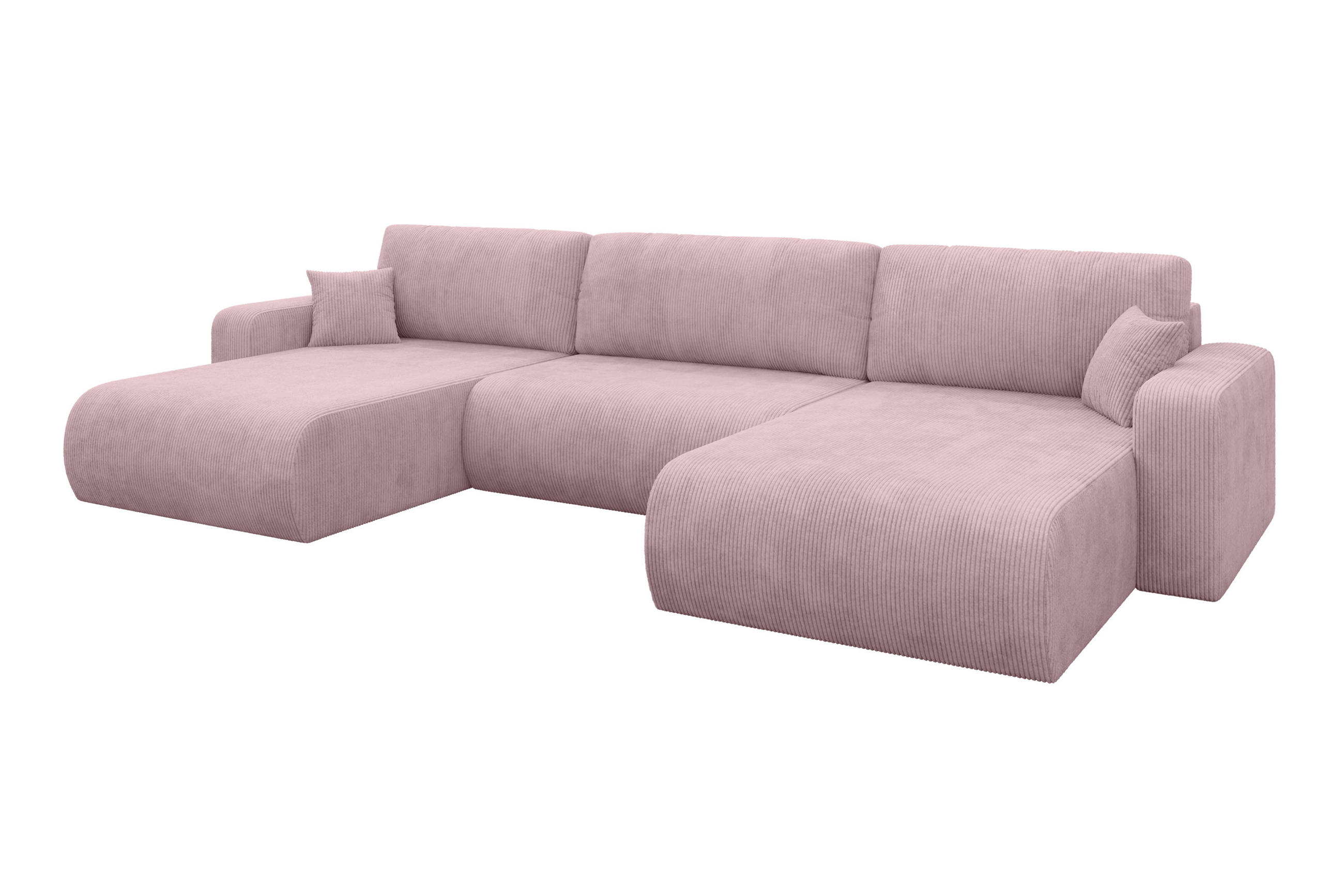 Altdecor Wohnlandschaft Rosa 377x88x193 cm
