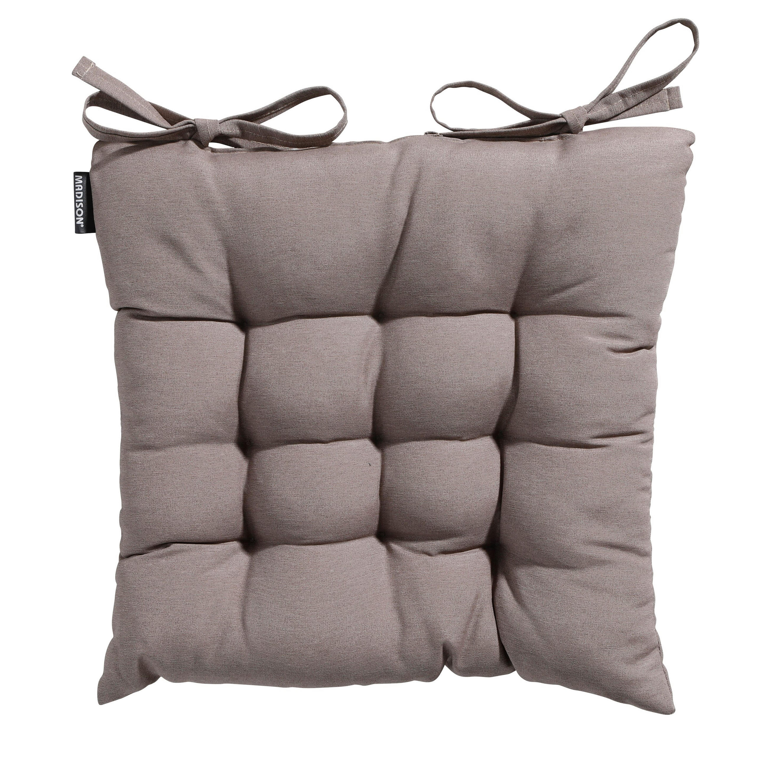 SITZKISSEN Panama 46/46 cm 4er-Set - Braun, Textil (46/6/46cm) - Madison