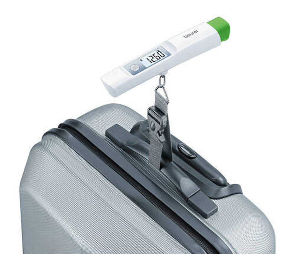 KOFFERWAAGE Weiss  - Weiss, Basics, Kunststoff (3,5/2,8/17,3cm) - Beurer