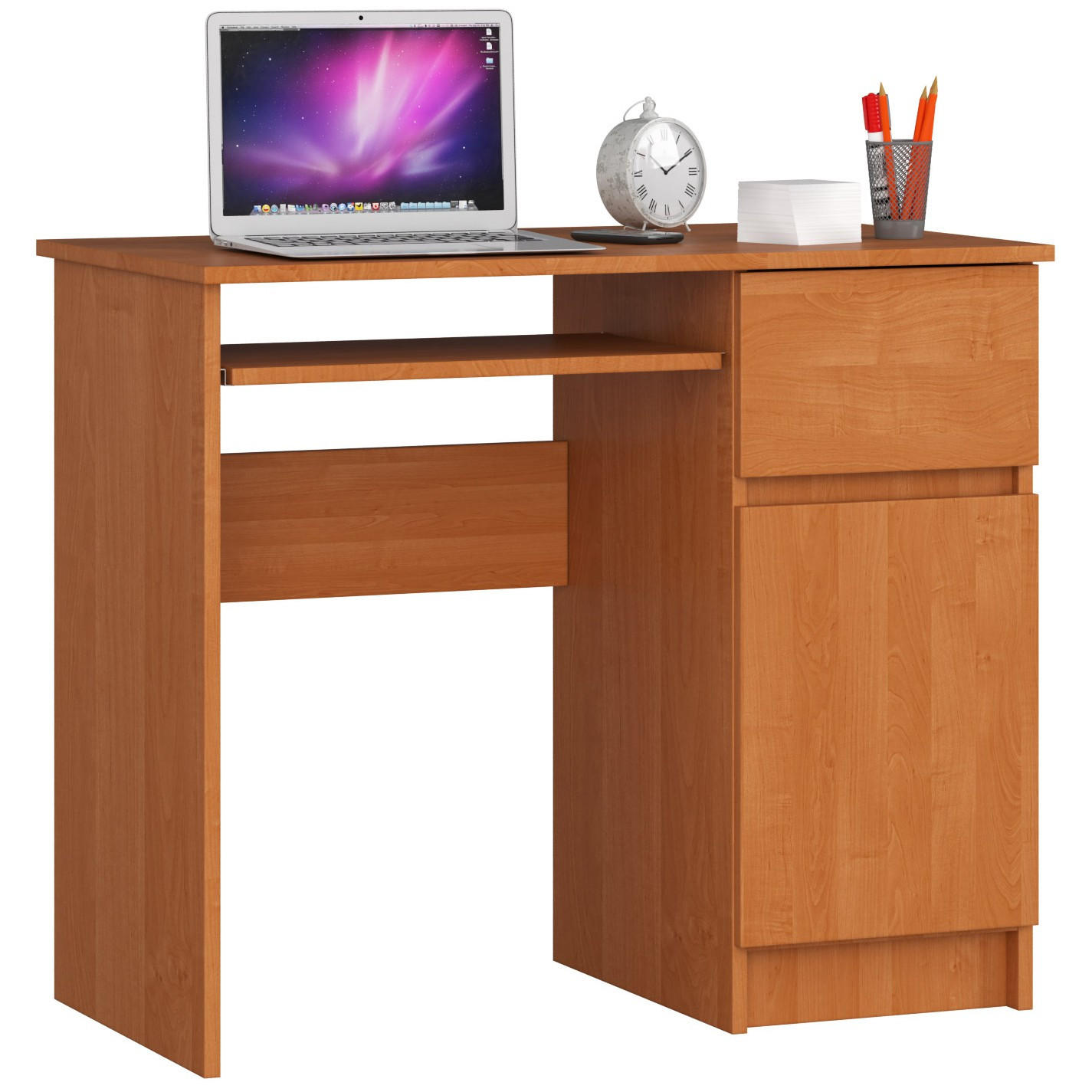 Akord Schreibtisch Erle 90x77x50 cm