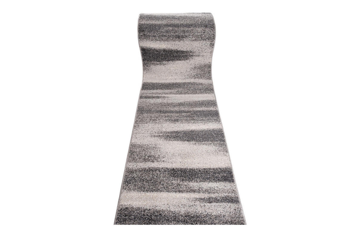 LÄUFER SARI Dunkelgrau 100/300 cm - Dunkelgrau, Textil (100/300cm) - Tapiso