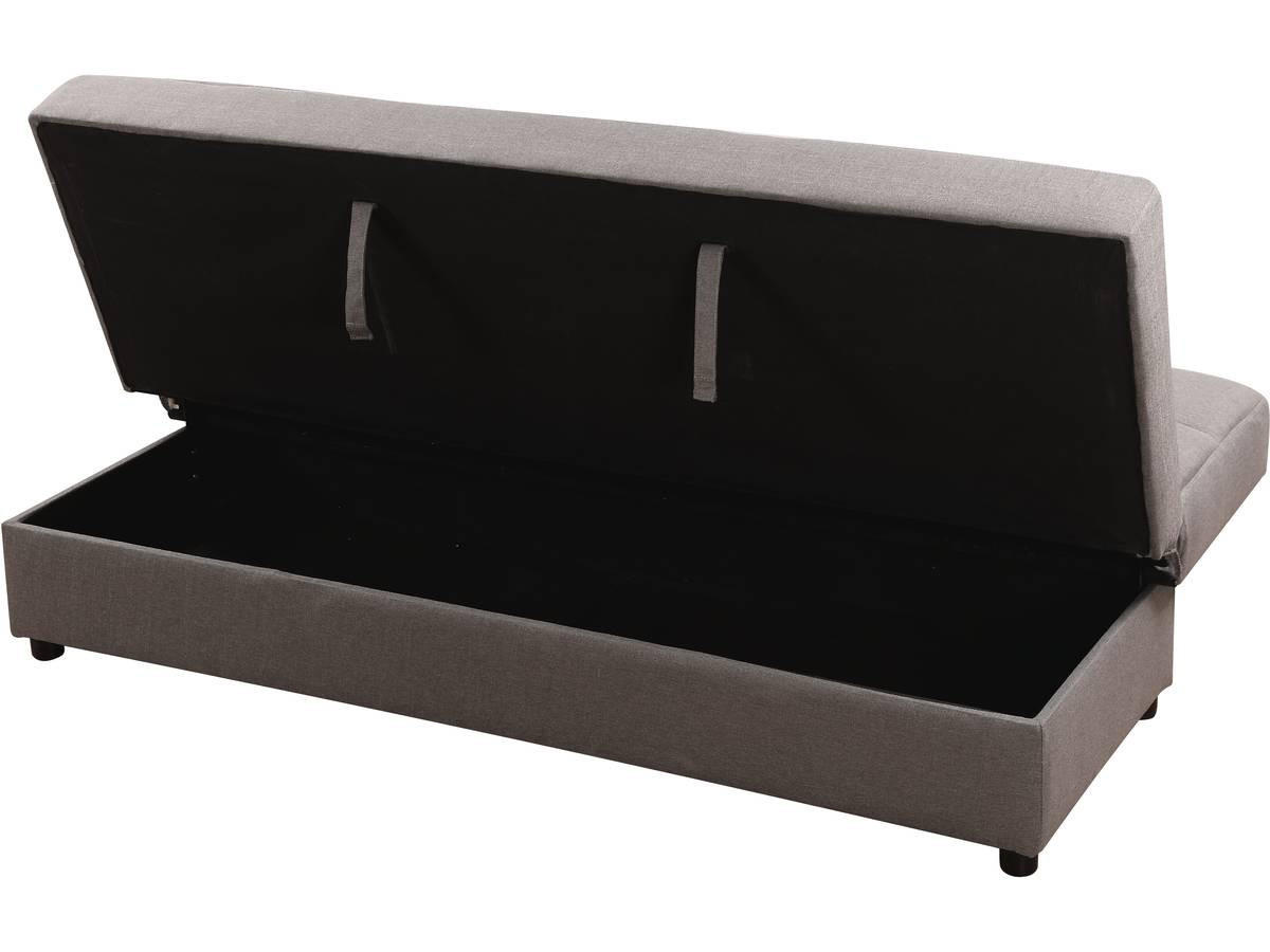 SCHLAFSOFA Enzo Grau - Grau, Textil (186/87/80cm) - Habitat Garten