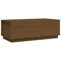 COUCHTISCH Honigbraun 100x50x35 cm Massivholz Kiefer - Braun, Holz (100/50/35cm) - furnicato