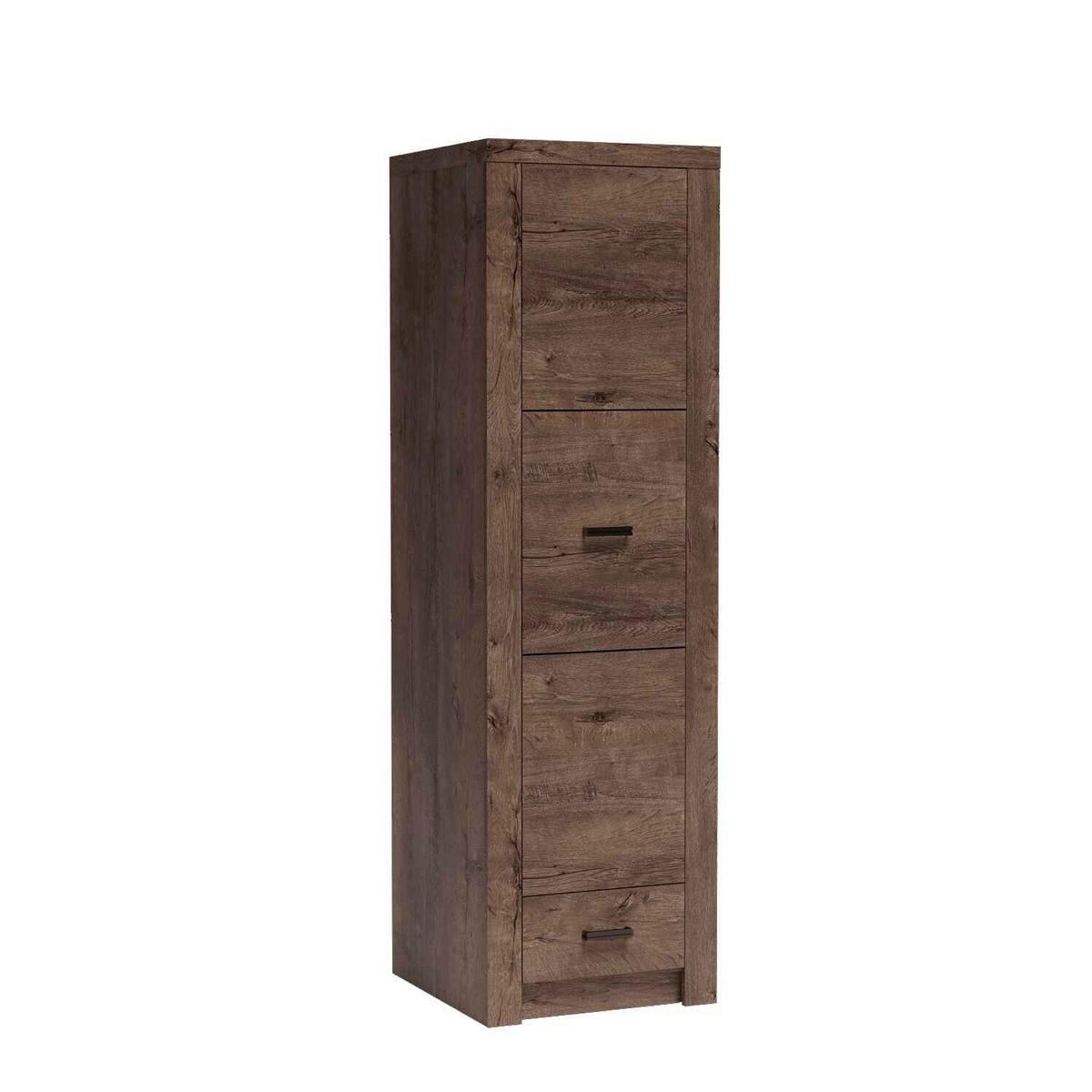 DREHTÜRENSCHRANK ZERI 56/192/58 cm 1-türig Braun - Braun, Holzwerkstoff (56/192/58cm) - MASSENO