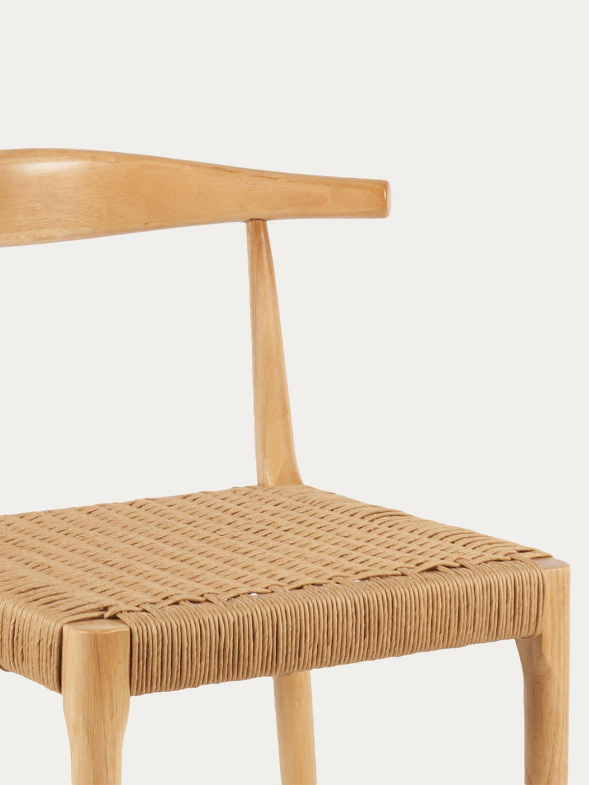 STUHL Krabi Natur 54.5 cm x 80 cm - Braun, Holz (54/80/55cm) - Kenay Home