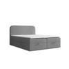 BOXBETT BOUCLE 2 180 x 200 Grau - Grau, Textil/Metall (180/200cm) - VLR BEDS