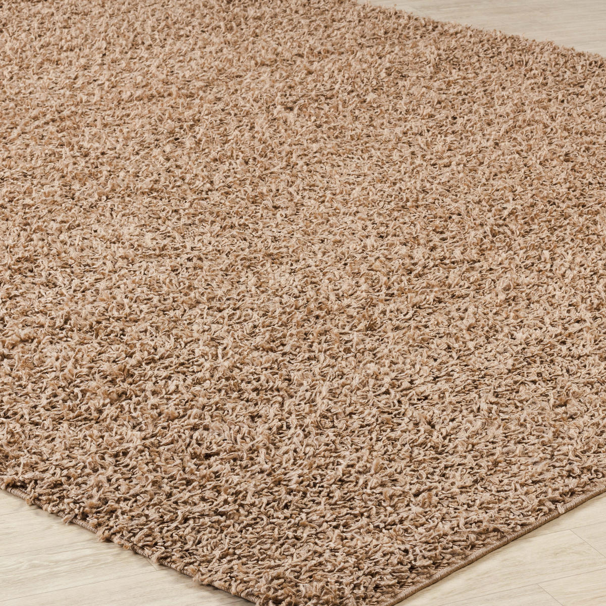 HOCHFLORTEPPICH Rund Ø 120 cm Beige - Beige, Naturmaterialien/Textil (120/120cm) - LIVABLISS