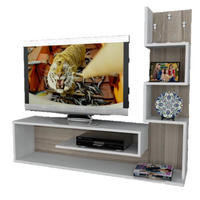 WOHNWAND Metehan Weiß Cordoba - Beige/Weiß, Holzwerkstoff (149/120/29cm) - moebel17