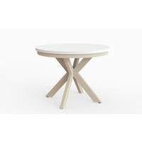 ESSTISCH BAGIO - Kaschmir/Beige, Holzwerkstoff (100/100/77cm) - Meblini