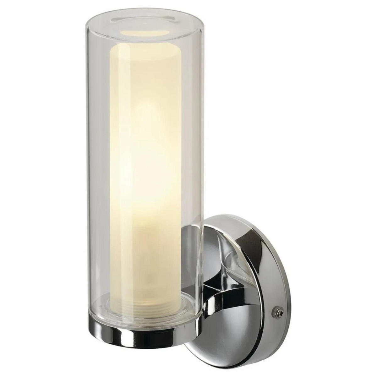 BADEZIMMER WANDLEUCHTE - Chromfarben, Metall (9.5/23.5/11cm) - SLV