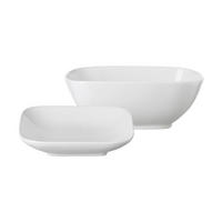 SERVIERSCHALEN-SET Arena weiß 2er Set - Weiß, Keramik (1/1/1cm) - Ritzenhoff Breker