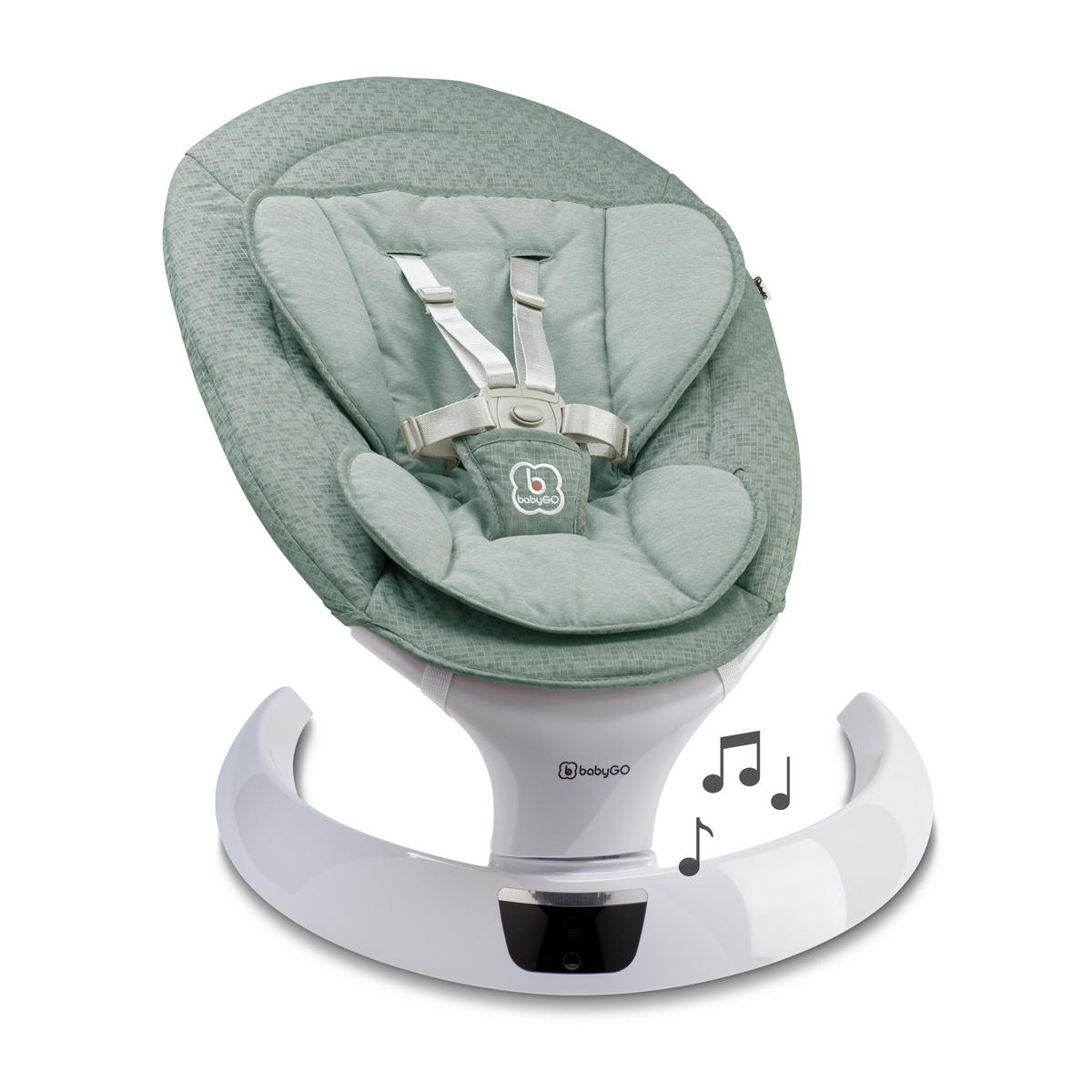 BABYWIEGE Swing grün - Grün, Kunststoff (58/62/71cm) - BabyGo