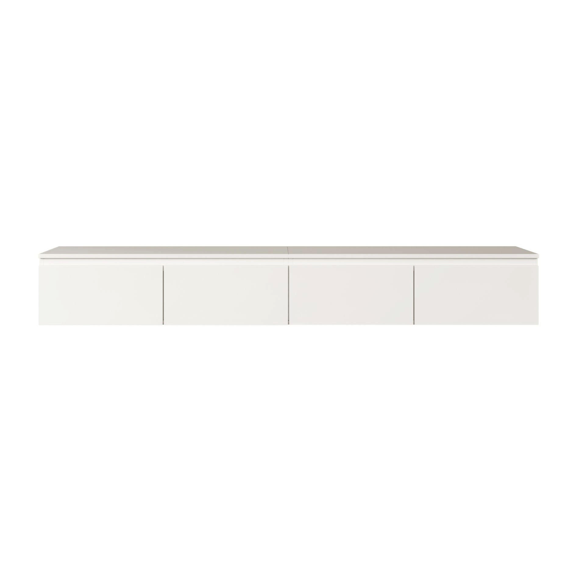 TV-LOWBOARD Bemmi Weiß 200/28/32 cm - Weiß, Holzwerkstoff (200/28.4/31.8cm) - Selsey