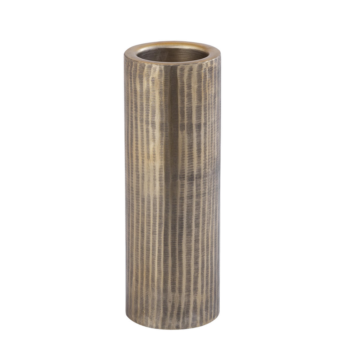 KERZENHALTER Jowad Gold 13/13/37cm - Goldfarben, Metall (13/37/13cm) - PTMD Collection