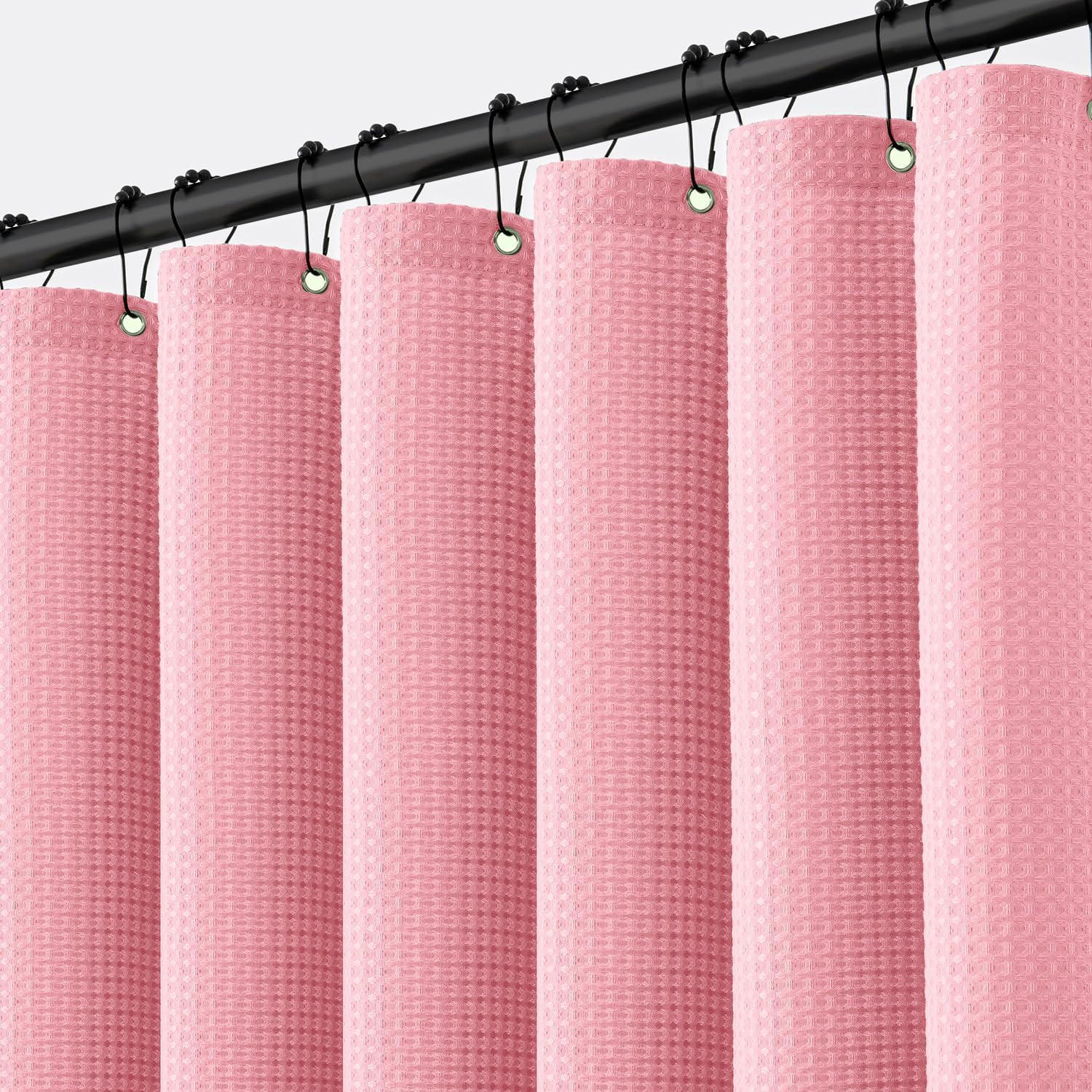 DUSCHVORHANG 180 cm x 180 cm Dunkles Pink - Kirschrot, Textil (180/180cm) - Vallsero